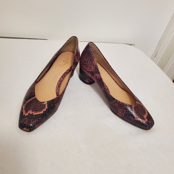 NWOT 27 Edit Snakeprint Geneva Pumps Size 6.5 - Picture 12 of 14